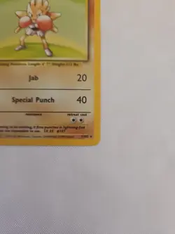 Pokemon TCG Hitmonchan Base Set, Holo Unlimited Rare Card 7/102 - Image 4