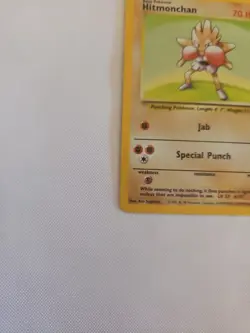 Pokemon TCG Hitmonchan Base Set, Holo Unlimited Rare Card 7/102 - Image 5