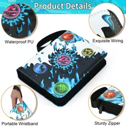 9 Pocket Card Binder Holder | Fits 900 Cards | Double-Sided Album | Gift for ... - Image 2