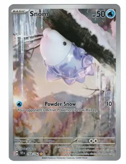 Snom - 168/162 - Illustration Rare - Temporal Forces - Pokemon Card - NM - Image 1