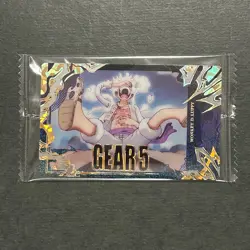 M1135 Luffy Nika Gear 5 SR Holo Japanese One Piece Itajaga Wafer Card Sealed - Image 1