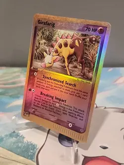 Girafarig 16/97 Reverse Holo Rare Pokemon Card Moderate To Heavy Play - Image 3