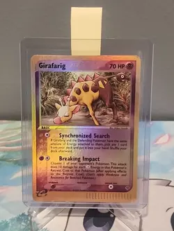 Girafarig 16/97 Reverse Holo Rare Pokemon Card Moderate To Heavy Play - Image 5