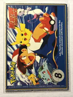 Hitmonchan #107 Pokemon TCG Burger King Promo PokeTrivia Trading Card Vintage LP - Image 2
