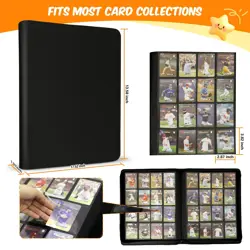 Premium Card Binder 16 Pocket | Holds 1000+ Cards | PU Cover for Trading & Sp... - Image 2