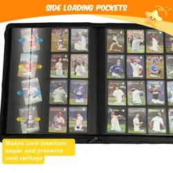 Premium Card Binder 16 Pocket | Holds 1000+ Cards | PU Cover for Trading & Sp... - Image 5