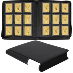 Toploader Binder for 360 Cards | 9 Pocket Double-Sided Rigid Card Holder, Black - Image 1