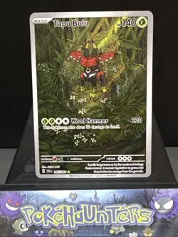 Pokemon Card Tapu Bulu 065/064 Shrouded Fable Illustration Rare NM - Image 1