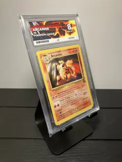 Arcanine Black Star Promo 6. Ace Grading 8 Ace Label. Pokemon Card - Image 1