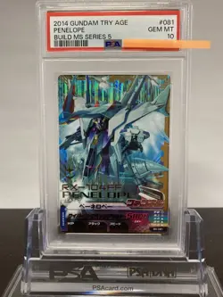 Penelope B5-081 Perfect Gundam Triage PSA10 Bandai Card Gem Mint - Image 1