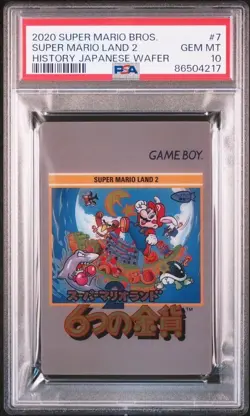 Super Mario Land 6 Gold Coins PSA 10 Gem Mint Card 1st Edition - Image 1