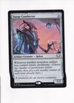 MAGIC THE GATHERING MTG COMMANDER: EDGE OF ETERNITIES SURGE CONDUCTOR - Image 1