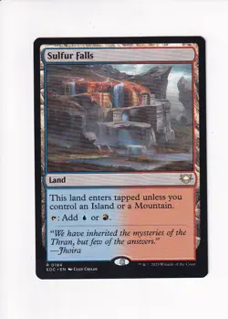 MAGIC THE GATHERING MTG COMMANDER: EDGE OF ETERNITIES SULFUR FALLS - Image 1