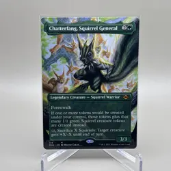 Chatterfang, Squirrel General (Borderless) #316 NM Modern Horizons 2 Magic MTG - Image 1