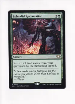 MAGIC THE GATHERING MTG COMMANDER: EDGE OF ETERNITIES SPLENDID RECLAMATION - Image 1