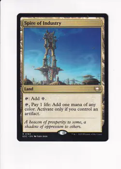 MAGIC THE GATHERING MTG COMMANDER: EDGE OF ETERNITIES SPIRE OF INDUSTRY - Image 1