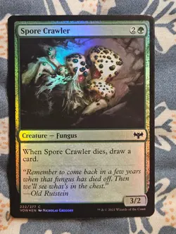 Spore Crawler FOIL Innistrad: Crimson Vow Magic MTG - Image 1