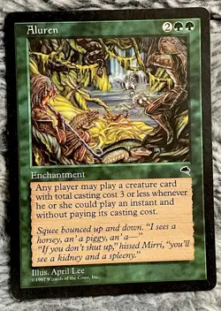 MTG Aluren Tempest Magic The Gathering - LP 1997 Rare - Image 1
