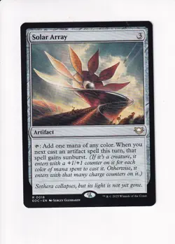 MAGIC THE GATHERING MTG COMMANDER: EDGE OF ETERNITIES SOLAR ARRAY - Image 1