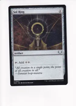 MAGIC THE GATHERING MTG COMMANDER: EDGE OF ETERNITIES SOL RING (#1) - Image 1