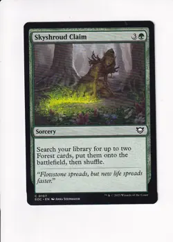 MAGIC THE GATHERING MTG COMMANDER: EDGE OF ETERNITIES SKYSHROUD CLAIM - Image 1