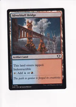 MAGIC THE GATHERING MTG COMMANDER: EDGE OF ETERNITIES SILVERBLUFF BRIDGE - Image 1