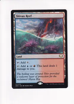 MAGIC THE GATHERING MTG COMMANDER: EDGE OF ETERNITIES SHIVAN REEF - Image 1
