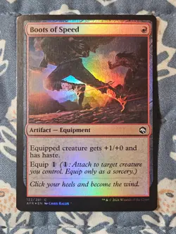 Boots of Speed FOIL Forgotten Realms MTG Magic - Image 2