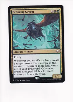 MAGIC THE GATHERING MTG COMMANDER: EDGE OF ETERNITIES SCOURING SWARM - Image 1