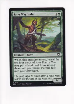 MAGIC THE GATHERING MTG COMMANDER: EDGE OF ETERNITIES SATYR WAYFINDER - Image 1