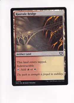 MAGIC THE GATHERING MTG COMMANDER: EDGE OF ETERNITIES RUSTVALE BRIDGE - Image 1