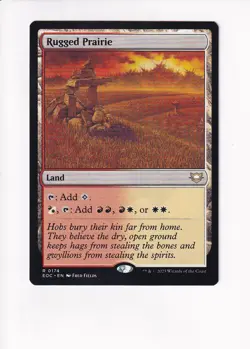 MAGIC THE GATHERING MTG COMMANDER: EDGE OF ETERNITIES RUGGED PRAIRIE - Image 1