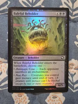 Baleful Beholder FOIL Forgotten Realms MTG Magic - Image 1