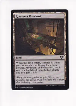 MAGIC THE GATHERING MTG COMMANDER: EDGE OF ETERNITIES RIVETEERS OVERLOOK - Image 1