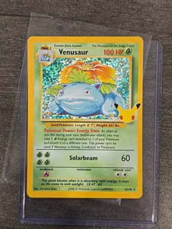 Venusaur 15/102 Holo 25th Anniversary Celebrations Pokemon Card Near Mint - Image 1