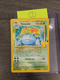 Venusaur 15/102 Holo 25th Anniversary Celebrations Pokemon Card Near Mint - Image 3