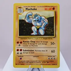 Pokemon TCG - Machoke 34/102 Base Set Uncommon WOTC 1999 - EXC/NM - Image 2
