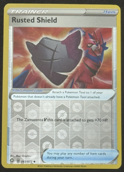 Rusted Shield 061/072 Pokemon Shining Fates Reverse Holo - Image 1