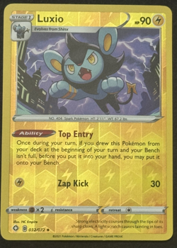 Pokemon TCG: Shining Fates - Luxio - 032/072 Reverse Holo - Image 1