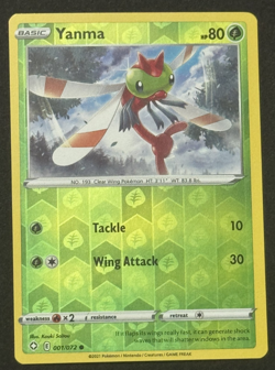 Pokemon TCG: Shining Fates - Yanma - 001/072 Reverse Holo - Image 1