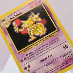 Pokemon TCG - Kadabra 32/102 Base Set Uncommon WOTC 1999 - EXC/NM - Image 1