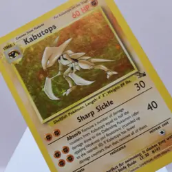 Pokemon TCG - Kabutops 9/62 Fossil Holo Rare WOTC 1999 - HP - Image 1