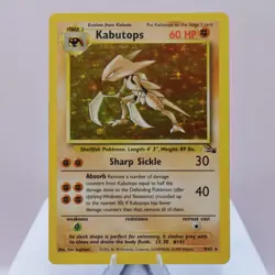 Pokemon TCG - Kabutops 9/62 Fossil Holo Rare WOTC 1999 - HP - Image 2
