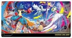 Gardevoir Lucario Absol Kangaskhan Pokemon Playmat Mega Evolution EX Japan Limit - Image 1