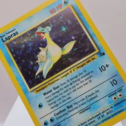 Pokemon TCG - Lapras 10/62 Fossil Holo Rare WOTC 1999 - EXC - Image 1
