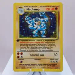 Pokemon TCG - Machamp 8/102 Base Set Holo Rare WOTC 1999 - EXC/NM - Image 2