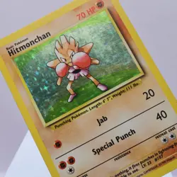 Pokemon TCG - Hitmonchan 7/102 Base Set Holo Rare WOTC 1999 - Image 1