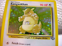 Pokemon TCG KANGASKHAN 90 HP LV. 40 #115 Base Set Holo Rare WOTC 1999 WIZARDS NM - Image 2