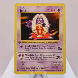 Pokemon TCG - Jynx 31/102 Base Set Uncommon 1st Edition WOTC 1999 - HP - Image 2