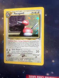 Neo Revelation - Porygon2 12/64 Holo Rare Vintage Pokemon TCG - LP - Image 3